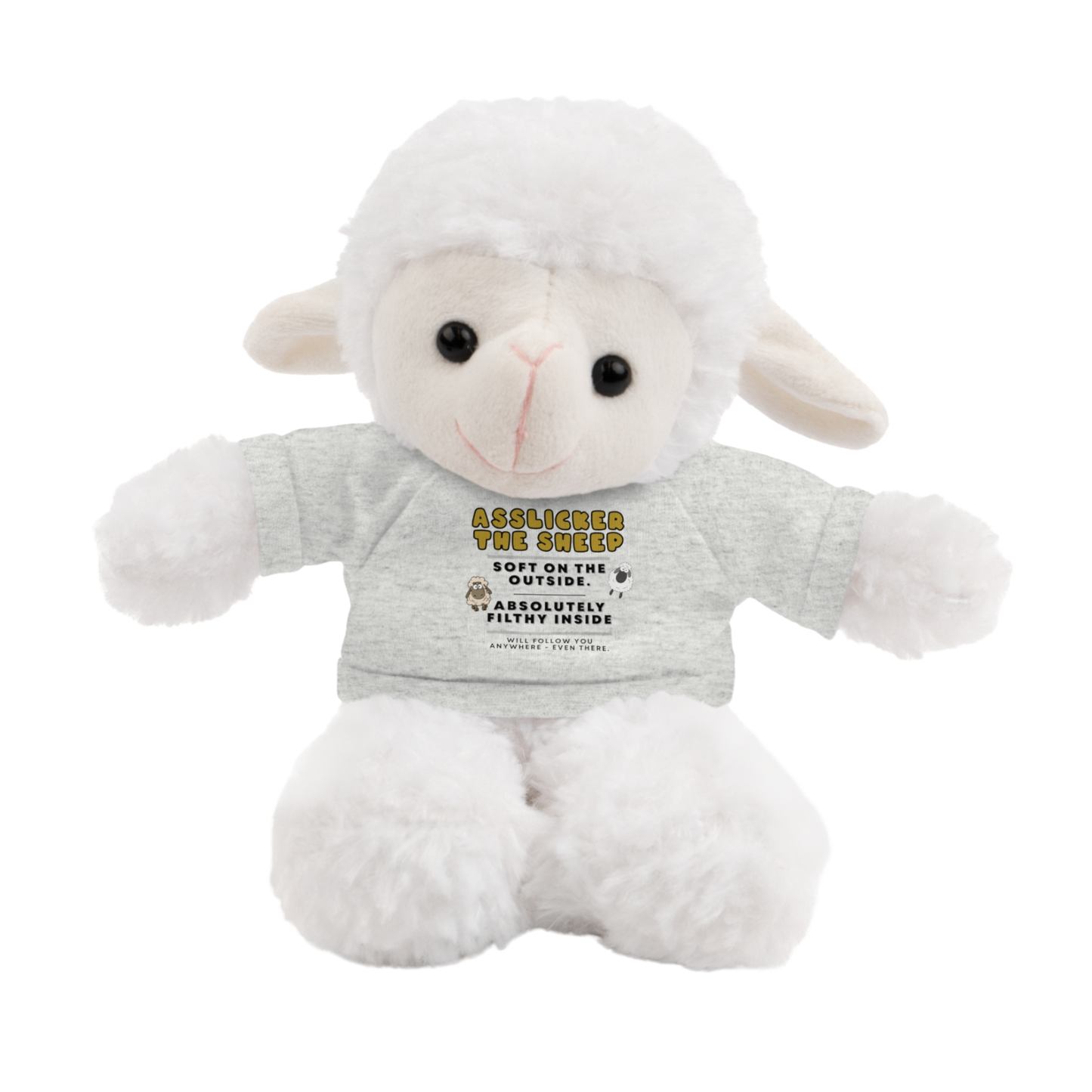Dirty adult plush toy – offensive sheep plush for gag gifts