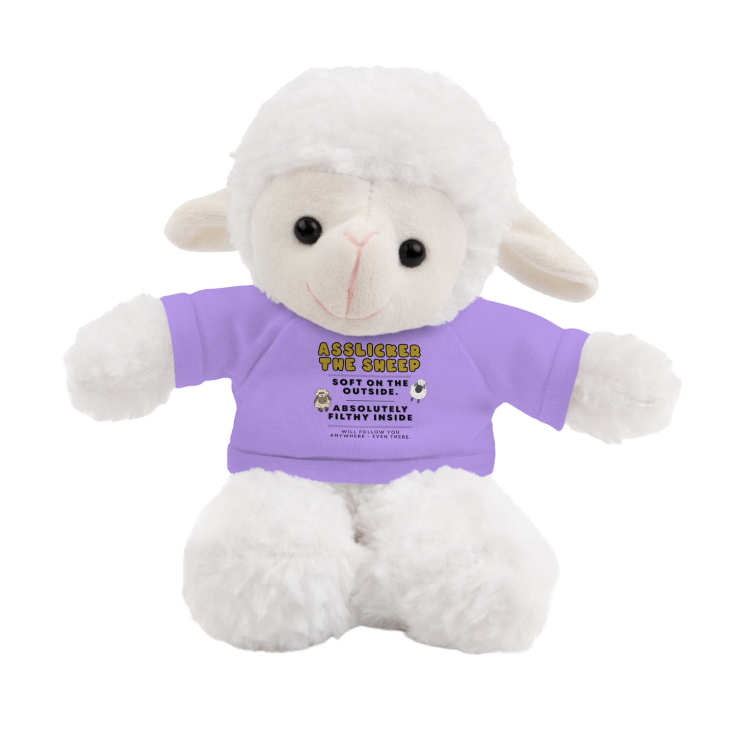 Filthy Feral Collection plush – Asslicker the Sheep inappropriate toy Lavender