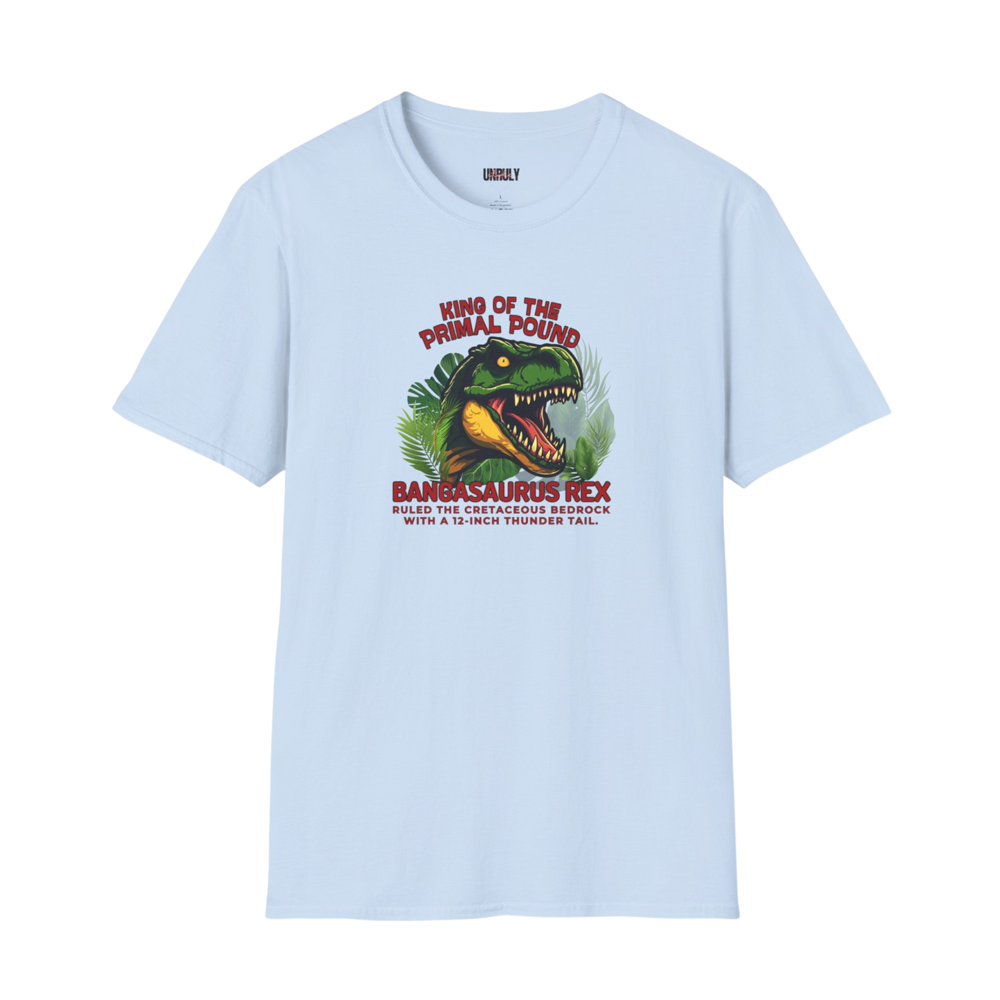 Sarcastic dinosaur shirt with thunder tail joke