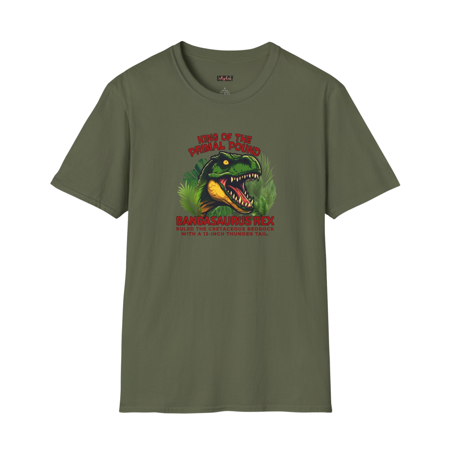 Dirty humor dinosaur graphic shirt