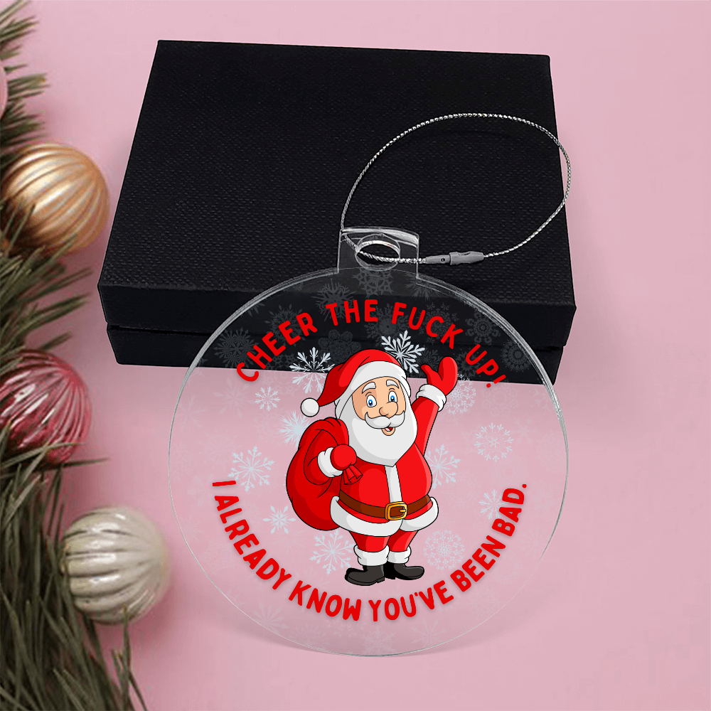 Offensive holiday ornament funny rude Secret Santa gift