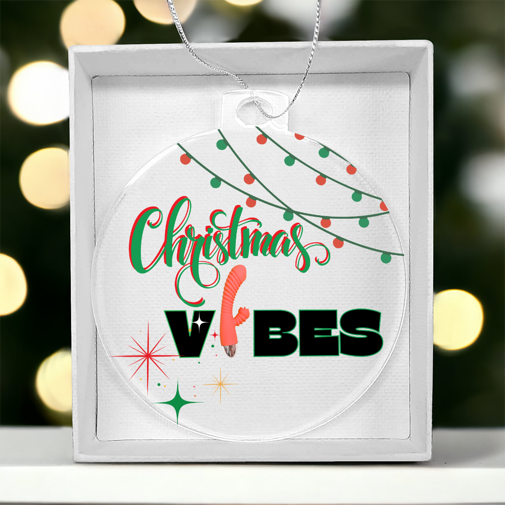hilarious vibrator holiday ornament gift