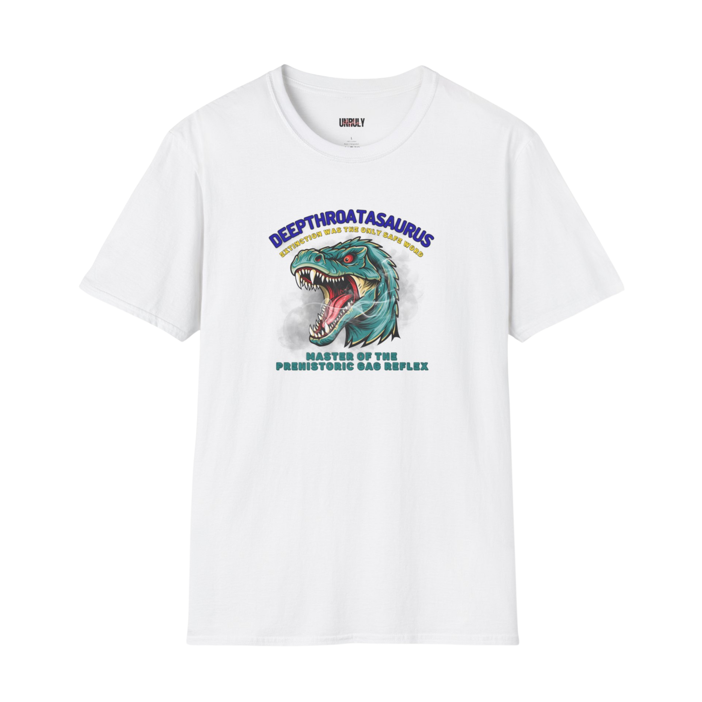 Offensive oral sex gag gift shirt for adults