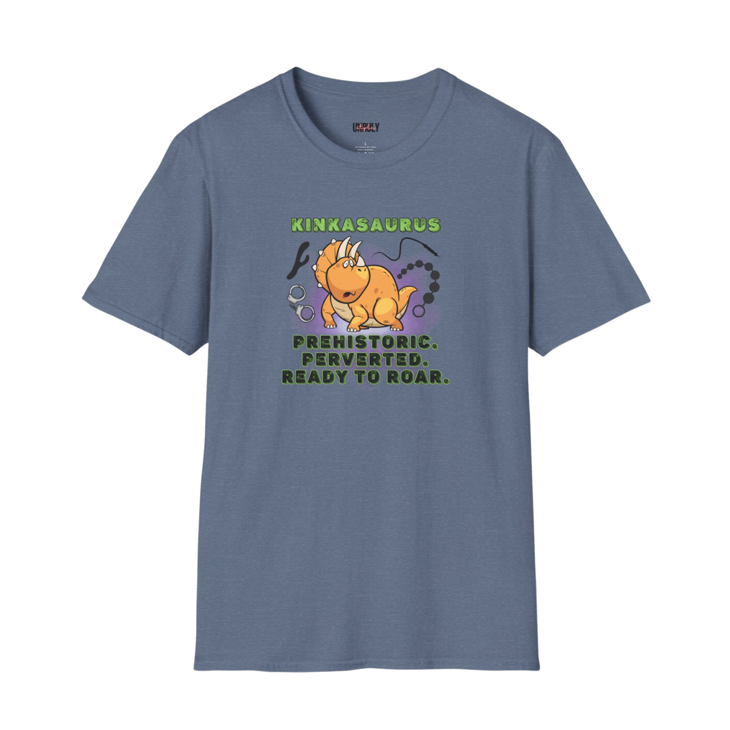 Raunchy kinky dino t-shirt from Jurassic Pork collection