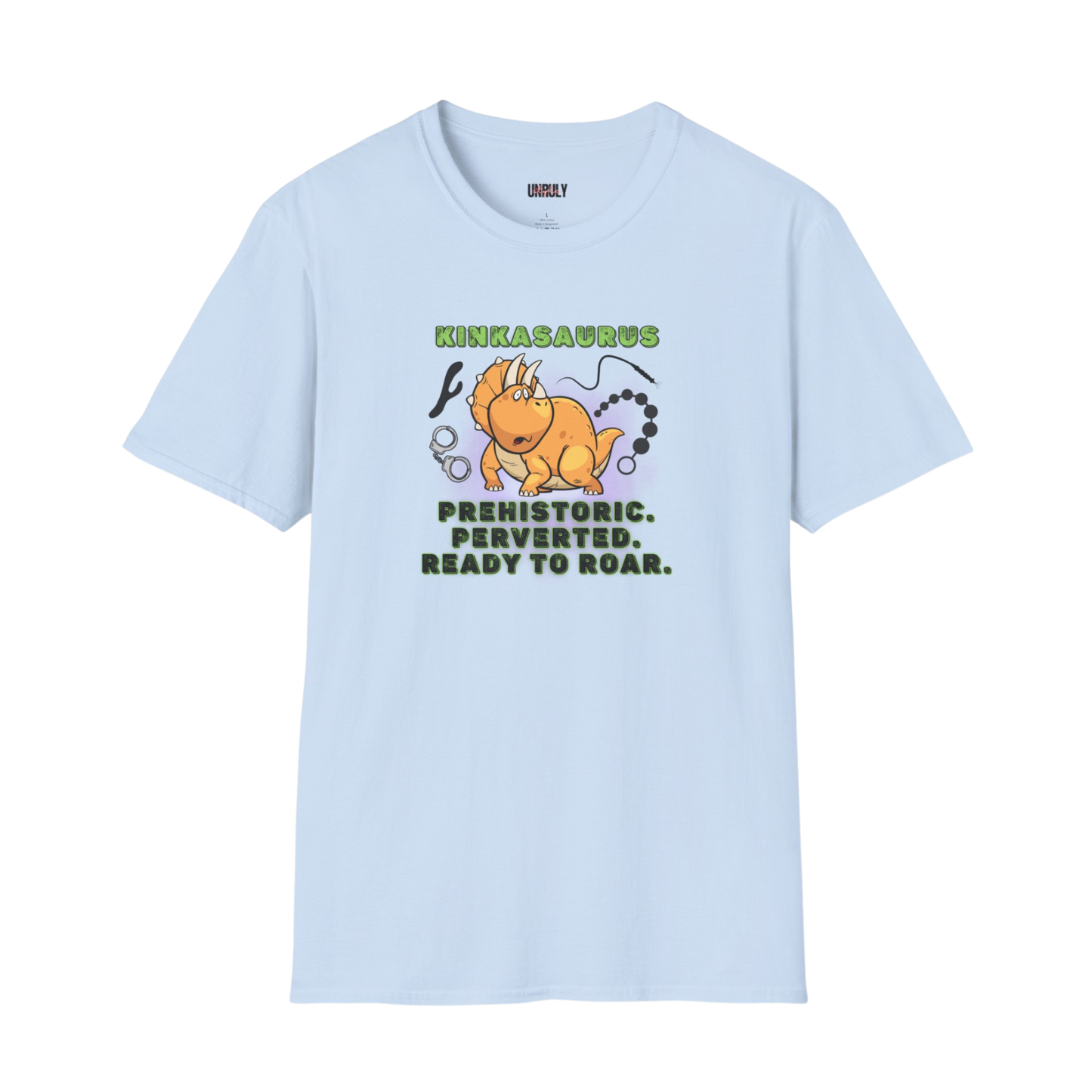 Inappropriate funny dinosaur pun shirt adult humor