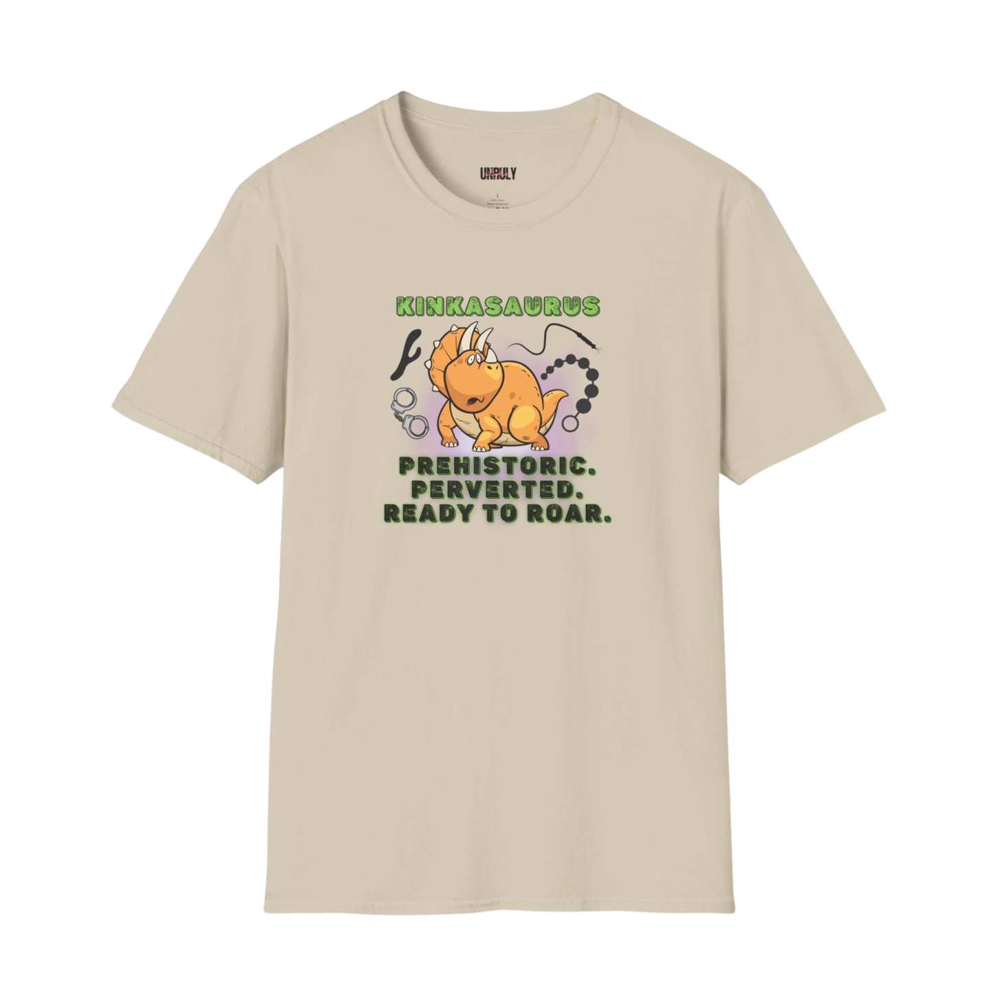 Offensive adult humor kinky dinosaur shirt