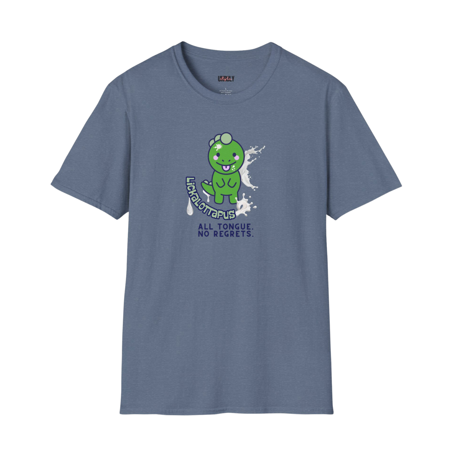 Naughty dinosaur graphic tee – dirty humor shirt from Unruly Style