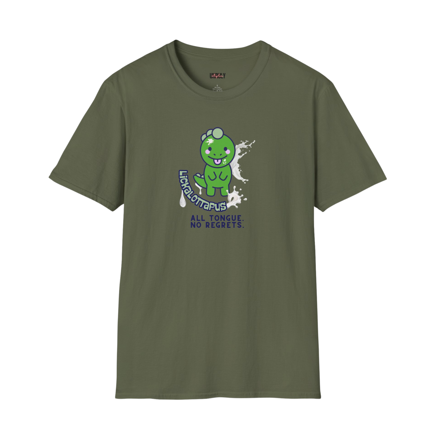 Raunchy NSFW dinosaur shirt gift idea for filthy-minded adults