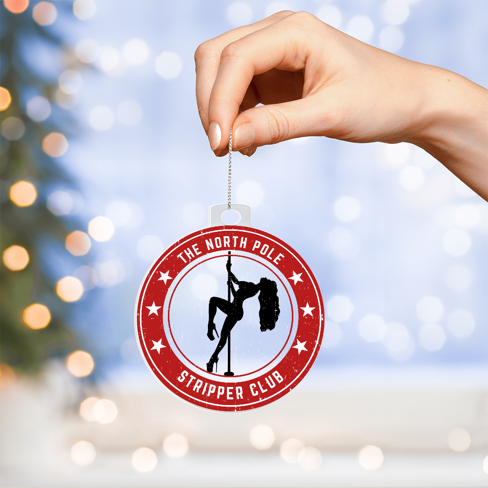 Naughty inappropriate Christmas ornament gag gift for adults