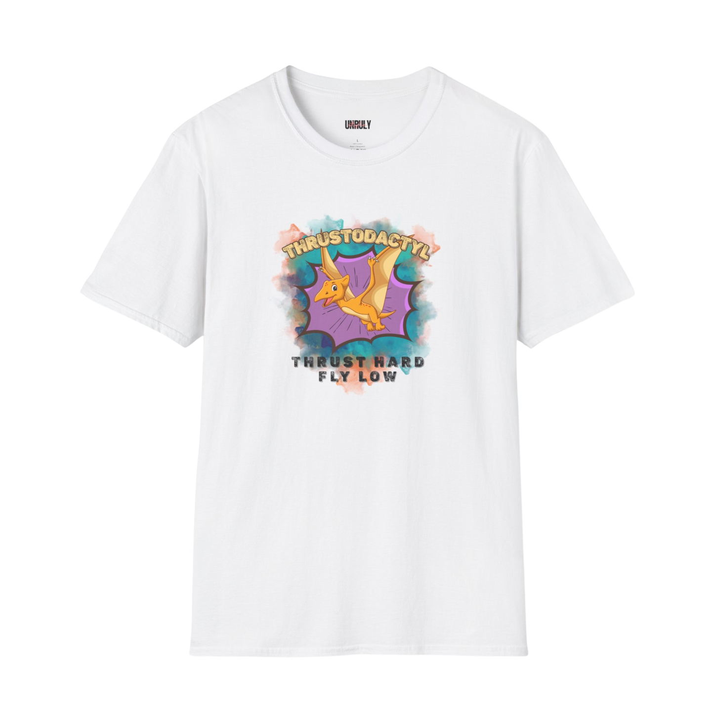 Raunchy adult humor dinosaur t-shirt Unruly Style