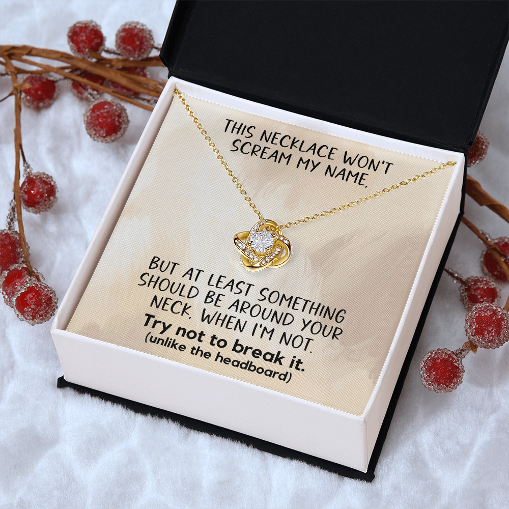 Scream My Name - The Naughty Knot Necklace