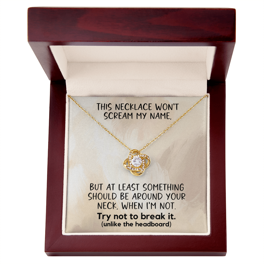 Scream My Name - The Naughty Knot Necklace