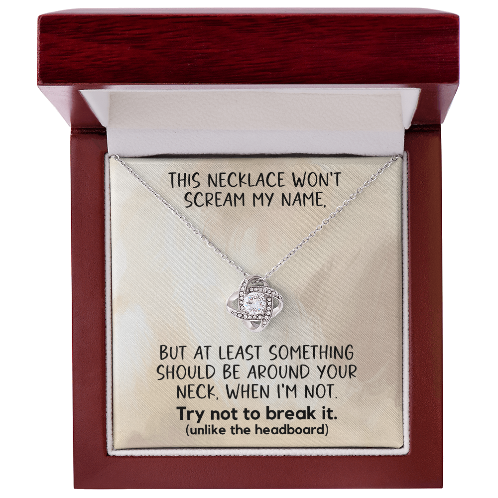 Scream My Name - The Naughty Knot Necklace