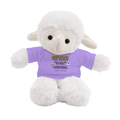 Filthy Feral Collection plush – Asslicker the Sheep inappropriate toy Lavender