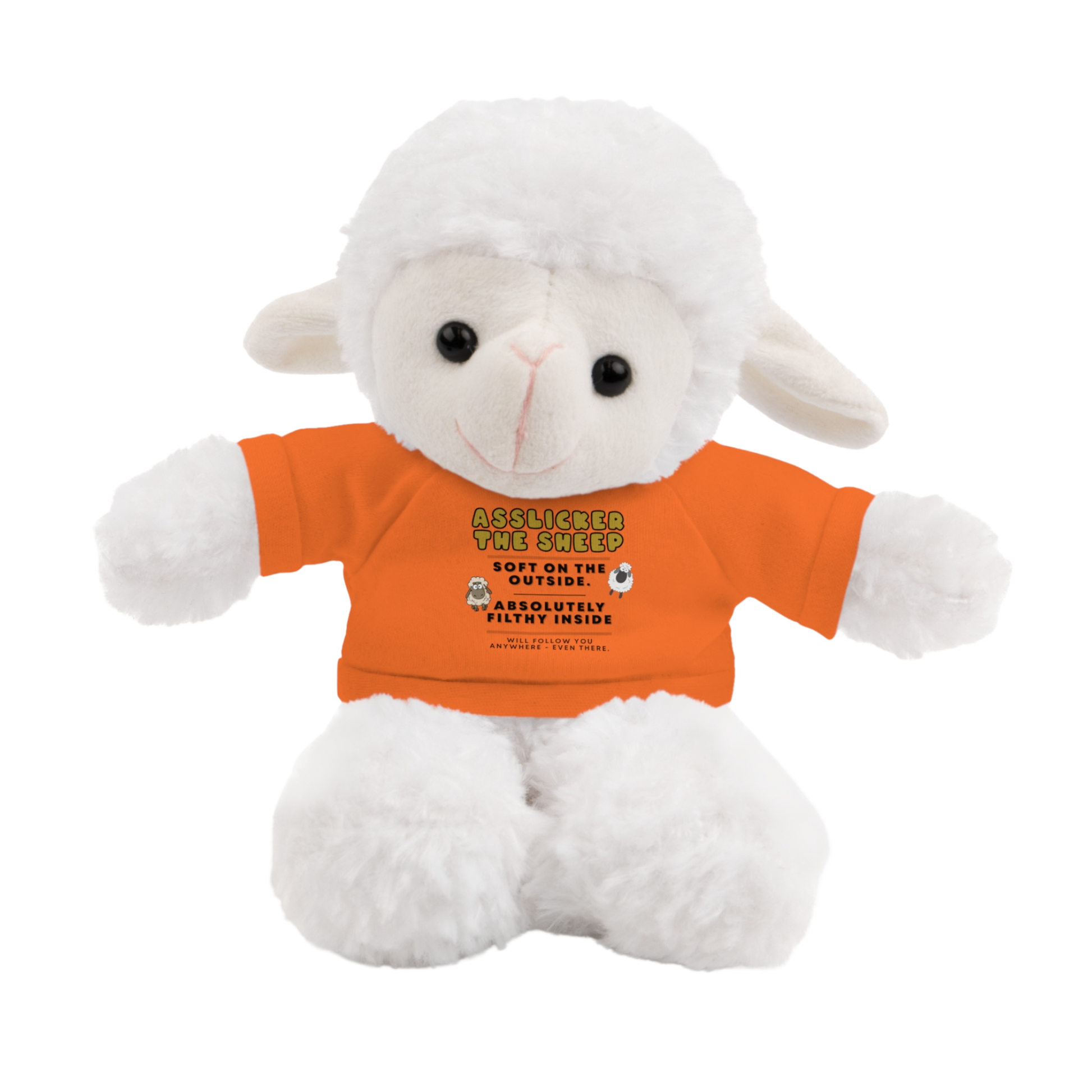 NSFW stuffed animal gag gift – Asslicker Sheep plush by Unruly Style