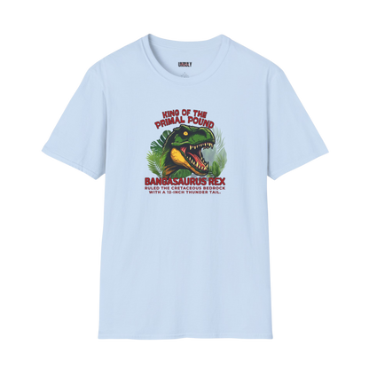 Sarcastic dinosaur shirt with thunder tail joke