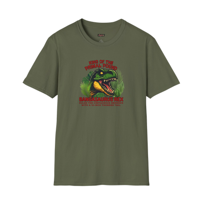 Dirty humor dinosaur graphic shirt
