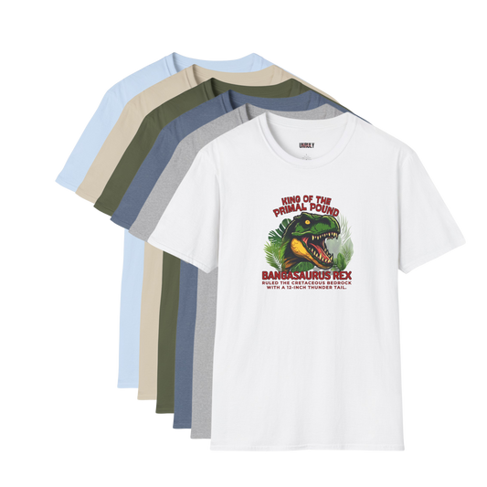 Funny NSFW dinosaur shirt Bangasaurus Rex design