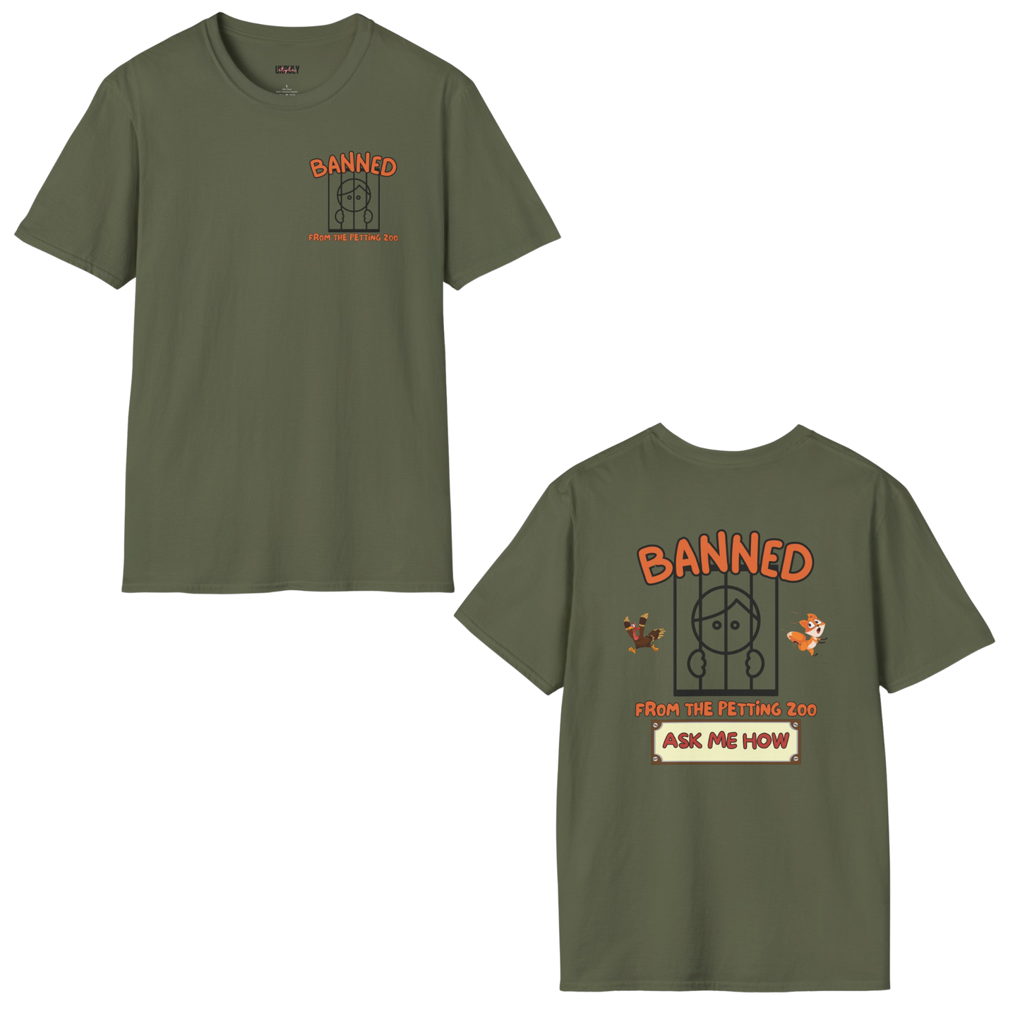 Banned From The Petting Zoo Tee