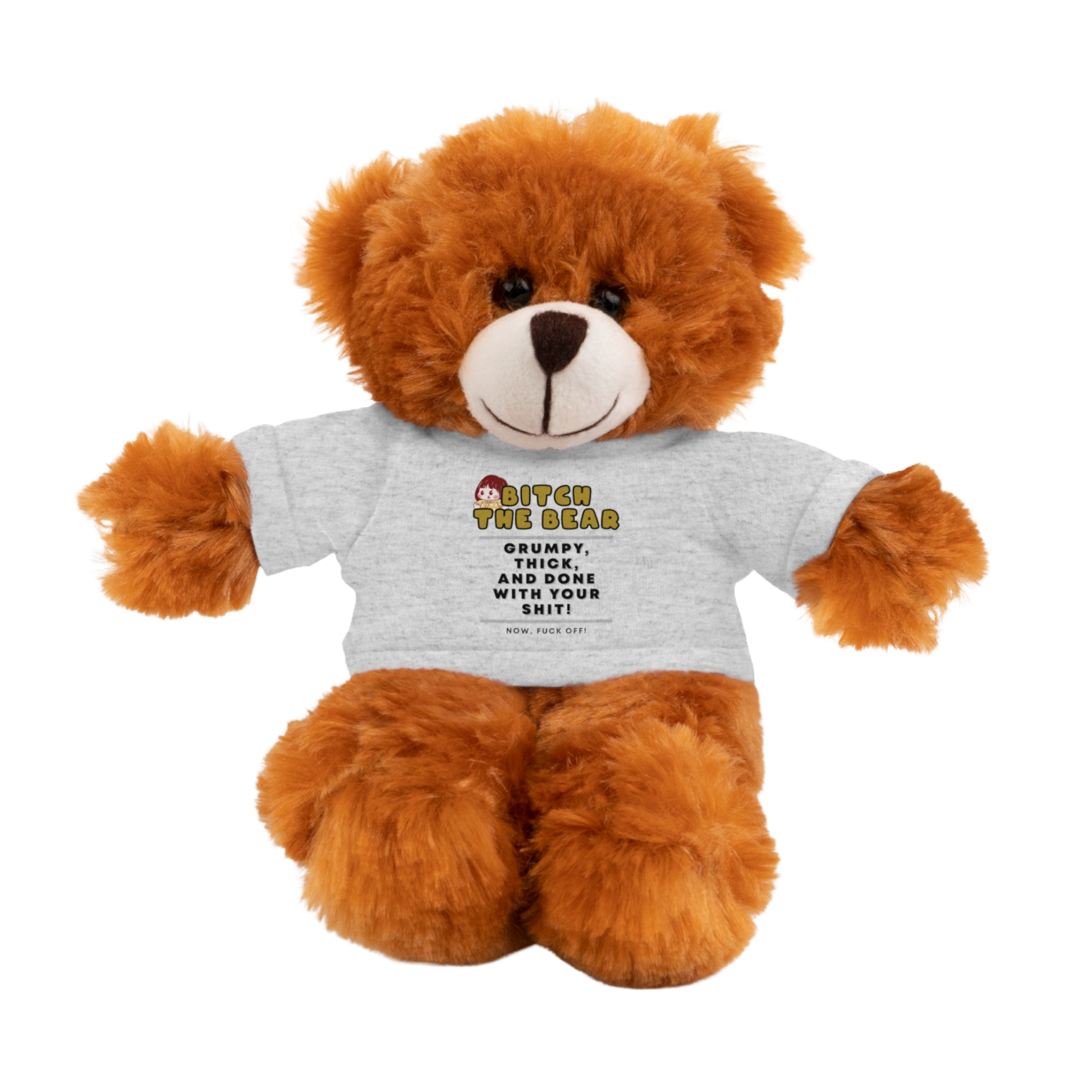 Dirty NSFW plush toy gift – inappropriate bear stuffed animal for adults Ash