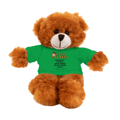 Dirty NSFW plush toy gift – inappropriate bear stuffed animal for adults Irish Green