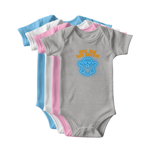 Funny baby bodysuit Bro Dis Boo Sheet sarcastic Halloween outfit