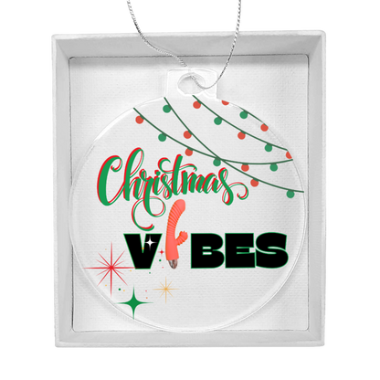 naughty christmas ornament acrylic decoration