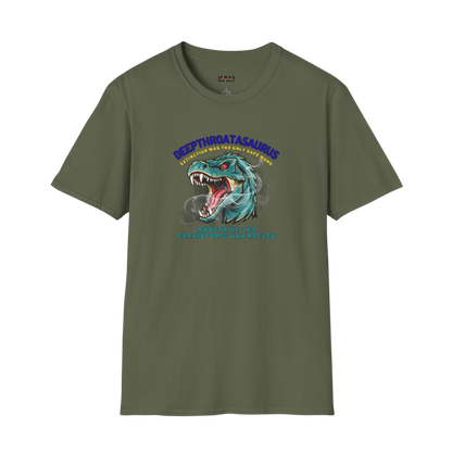 Adult-themed dirty dinosaur pun shirt