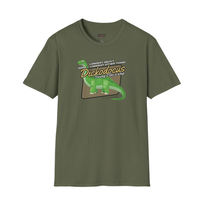 Funny NSFW gag gift t-shirt naughty dinosaur humor