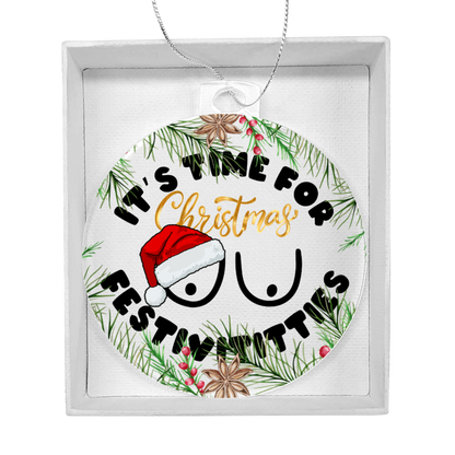 Naughty Christmas ornament gift idea for adults