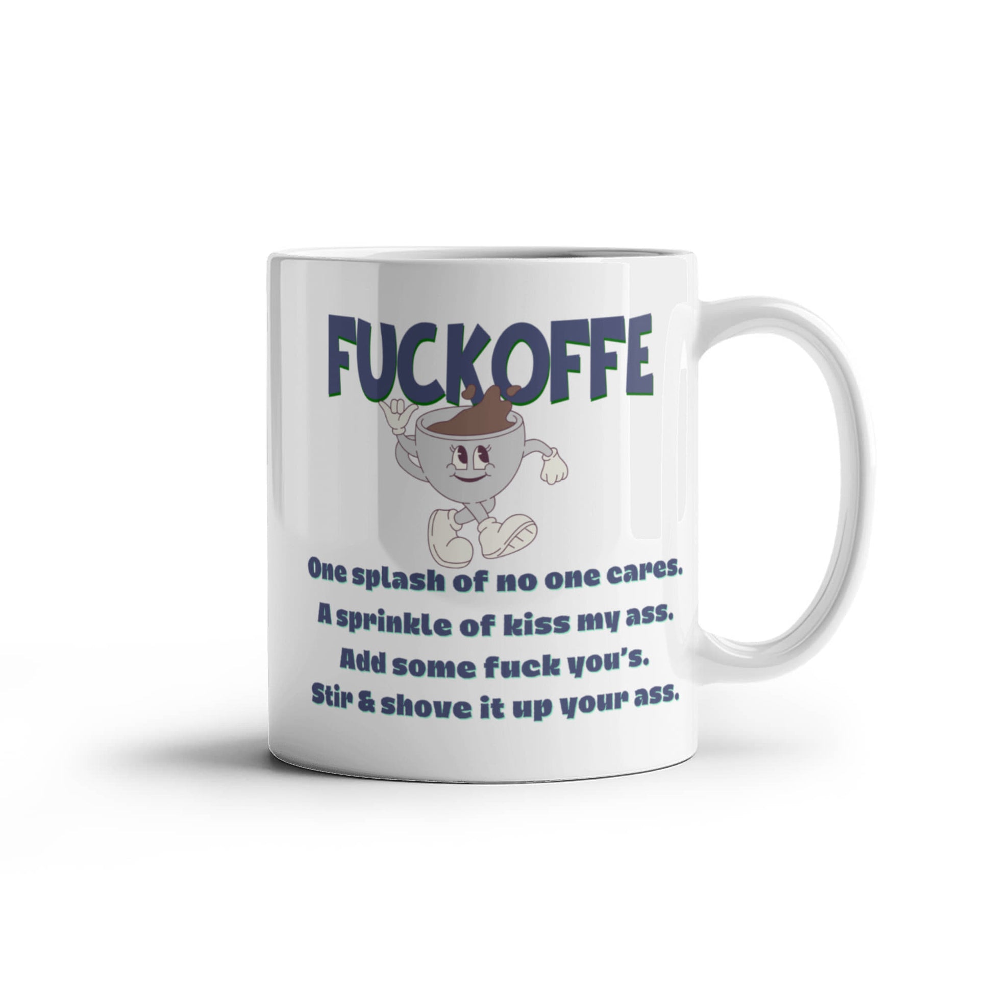 fuckoffee ceramic coffee mug funny nsfw design