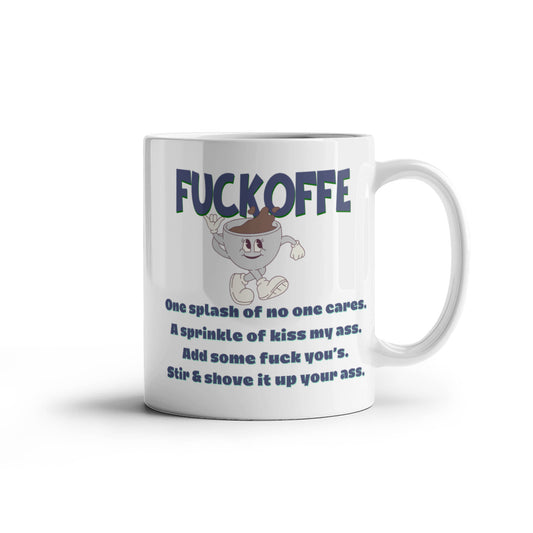 fuckoffee ceramic coffee mug funny nsfw design