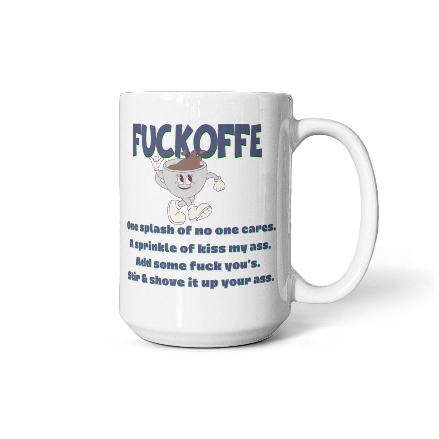 inappropriate coffee mug for adults by unruly style