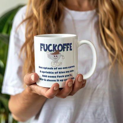 funny adult coffee mug with swear words