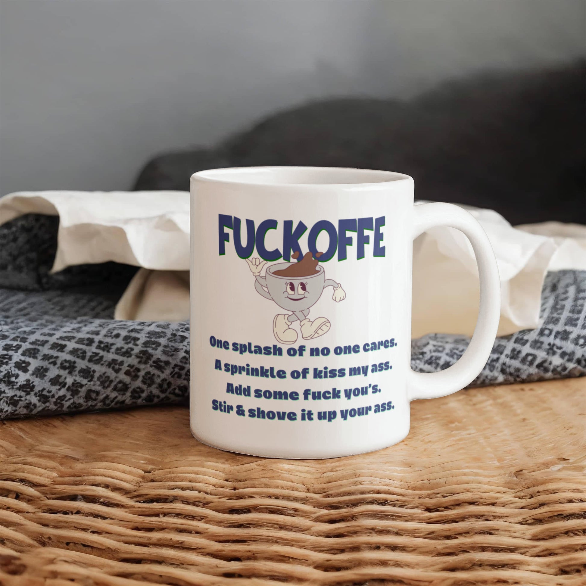 offensive morning coffee mug gag gift