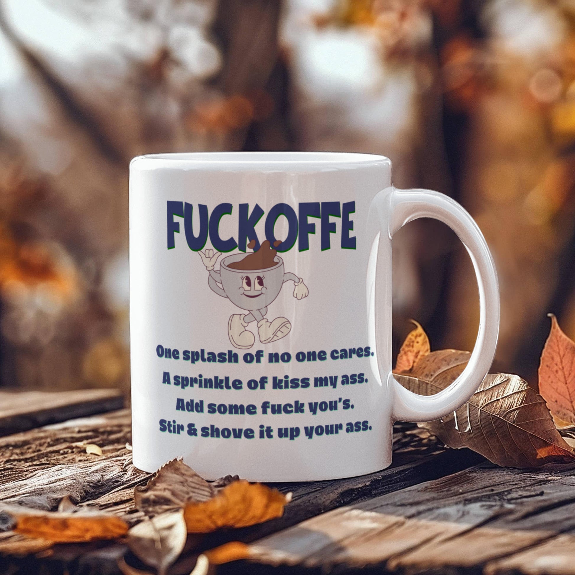 sarcastic fuckoffee mug for coworkers