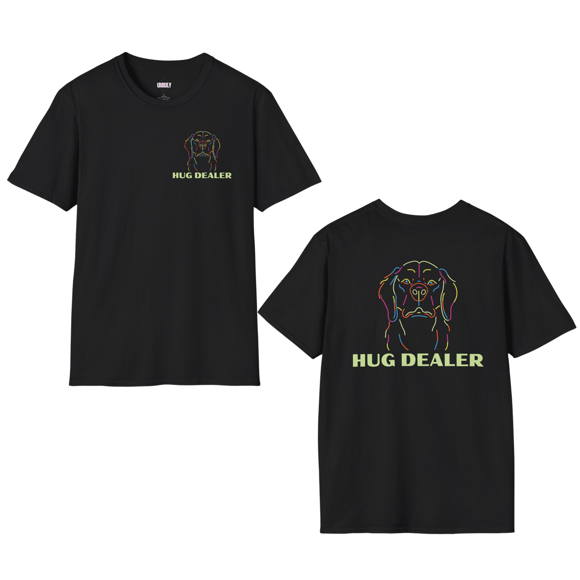 Hug Dealer Shirt in the Color Black