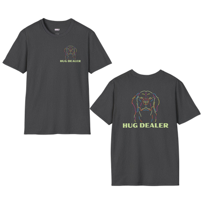 Hug Dealer Shirt in the Color Dark Heather