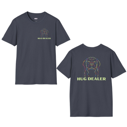 Hug Dealer Shirt in the Color Heather Navy