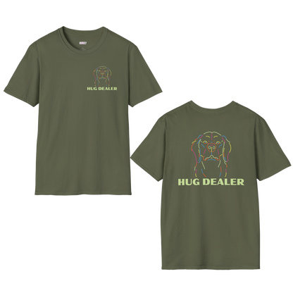 Hug Dealer Shirt in the Color Military Green