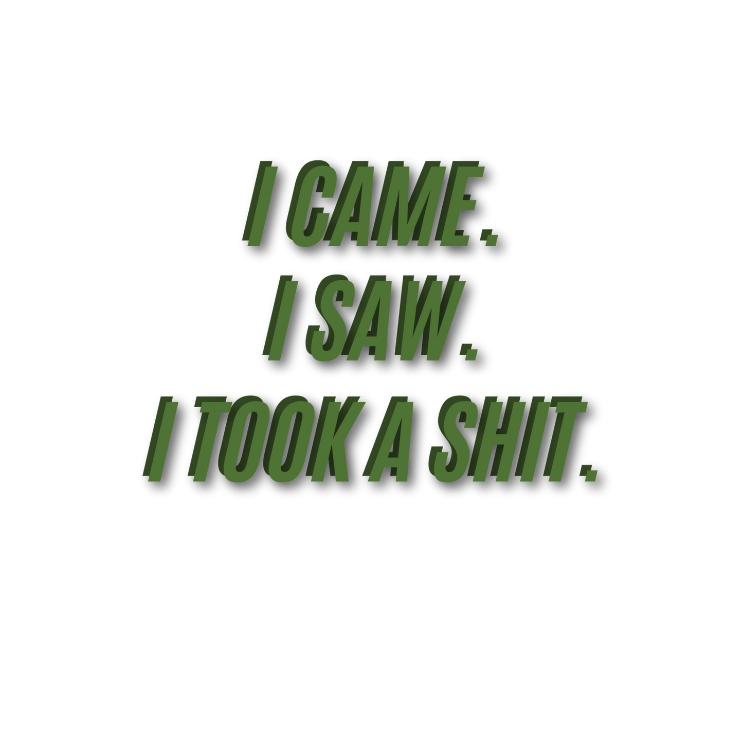 Sarcastic I Took A Shit baby onesie dark humor