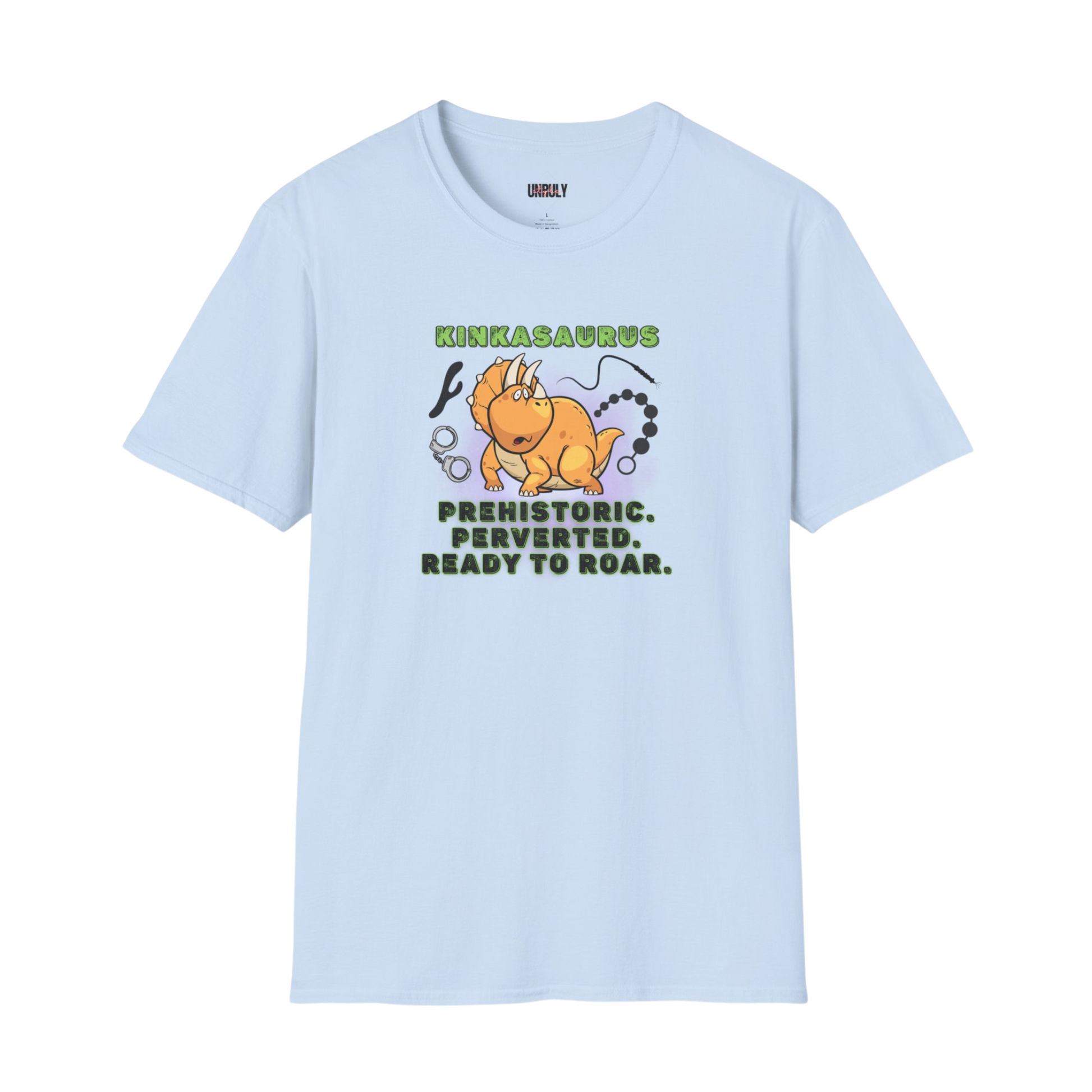 Inappropriate funny dinosaur pun shirt adult humor