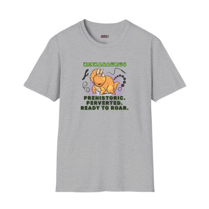 Dirty gag gift inappropriate Jurassic Pork tee