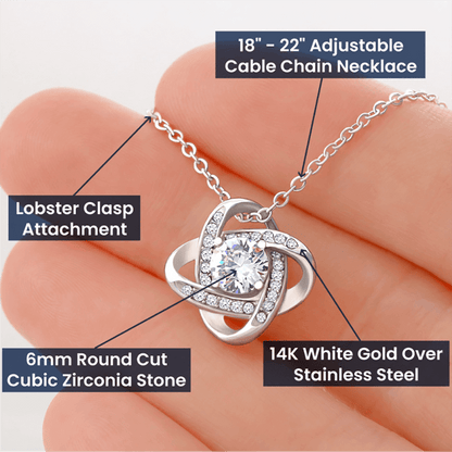 Inappropriate necklace gift for her with kinky card
