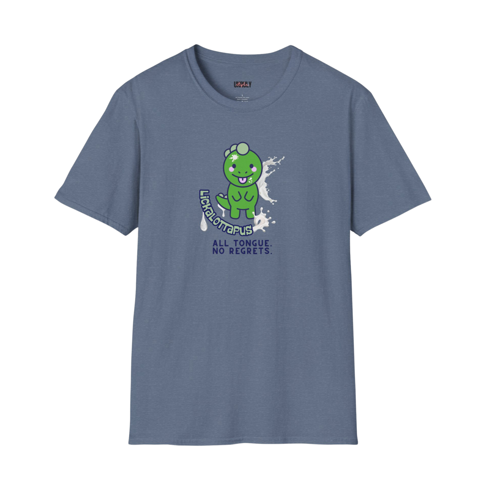 Naughty dinosaur graphic tee – dirty humor shirt from Unruly Style