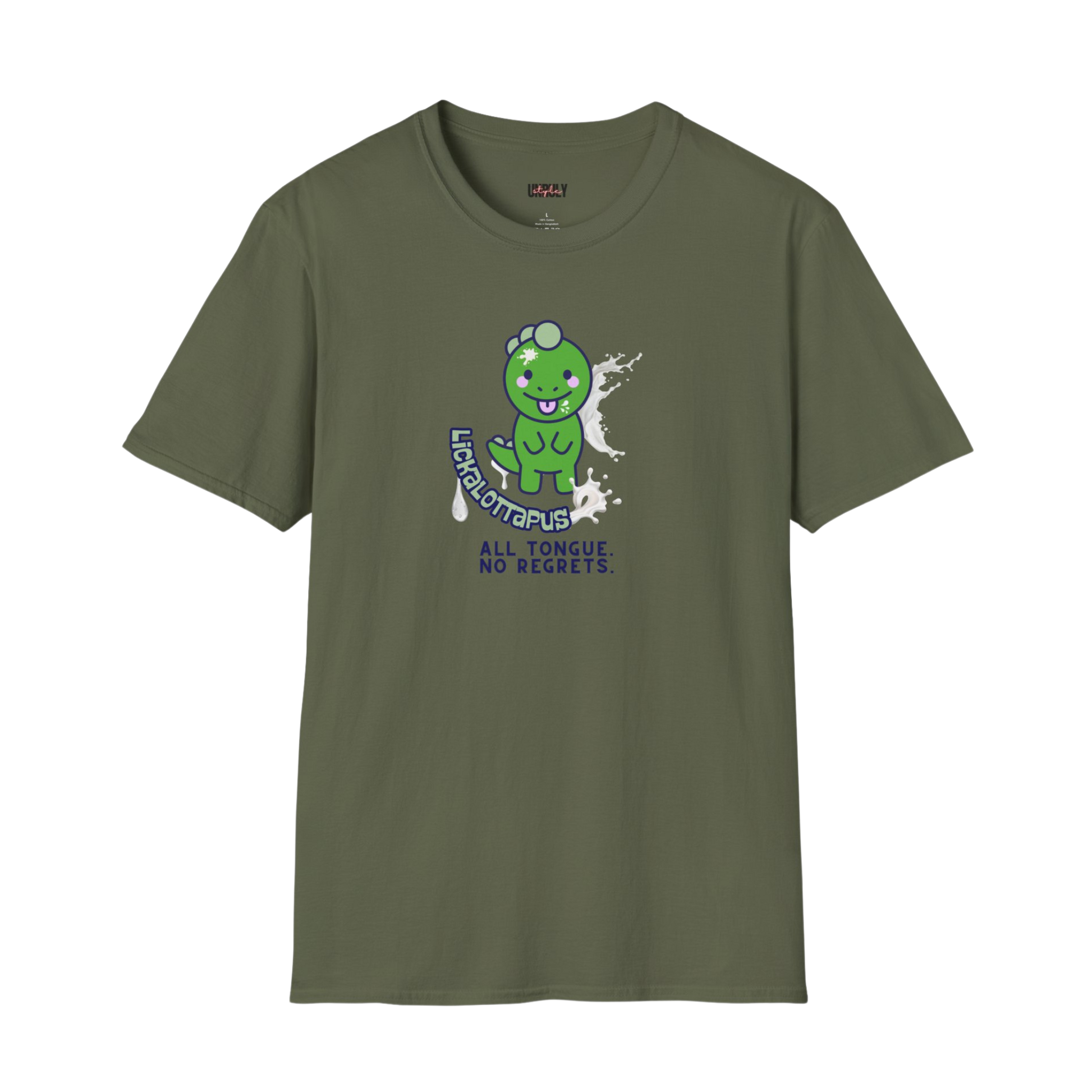 Raunchy NSFW dinosaur shirt gift idea for filthy-minded adults