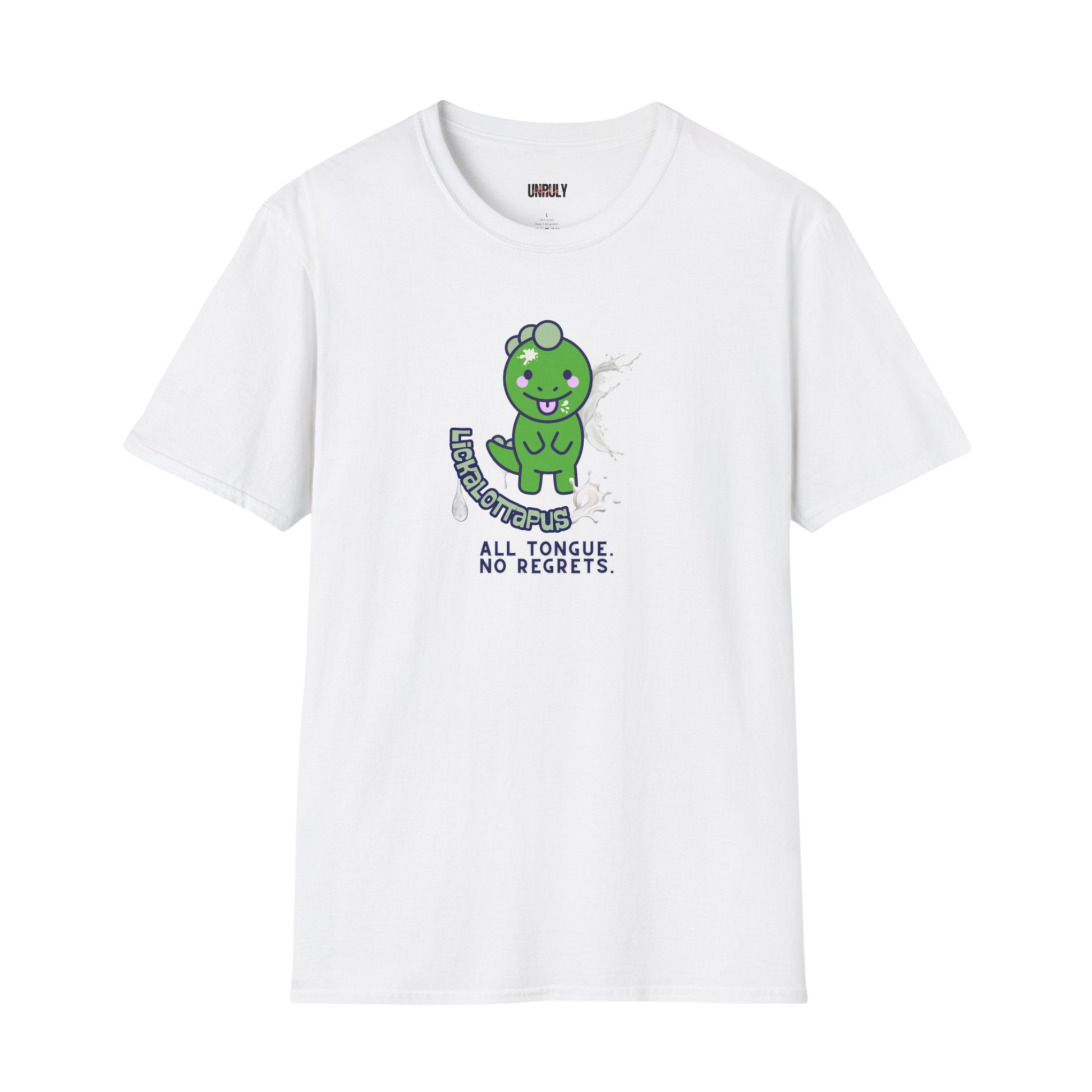 Funny inappropriate t-shirt from Jurassic Pork: The Extinct Kink Collection