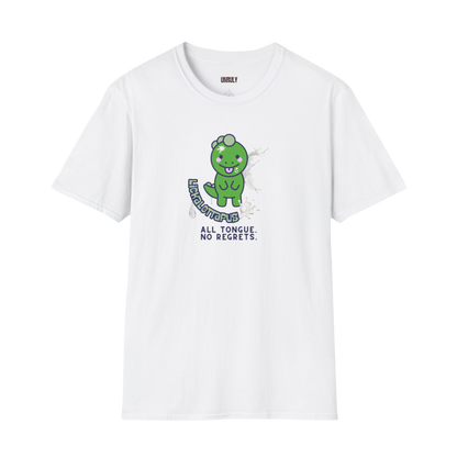 Funny inappropriate t-shirt from Jurassic Pork: The Extinct Kink Collection