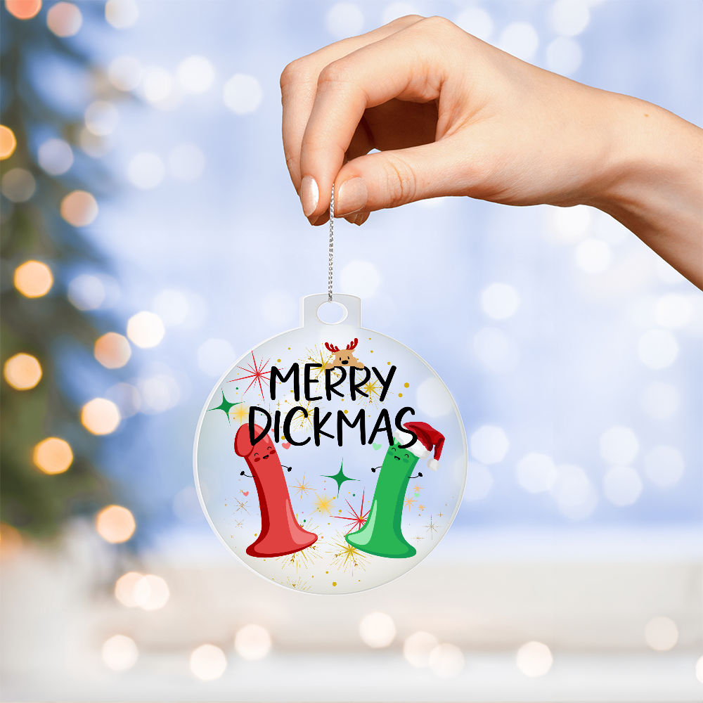 Funny adult Christmas ornament offensive gag gift