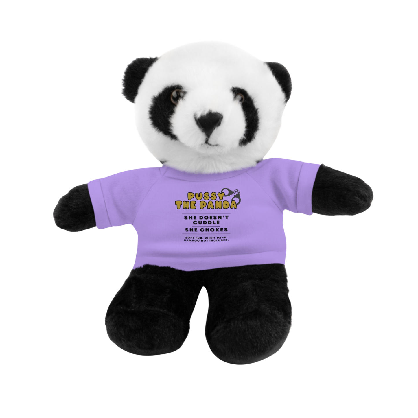 8 inch naughty panda plushie for adults from Unruly Style